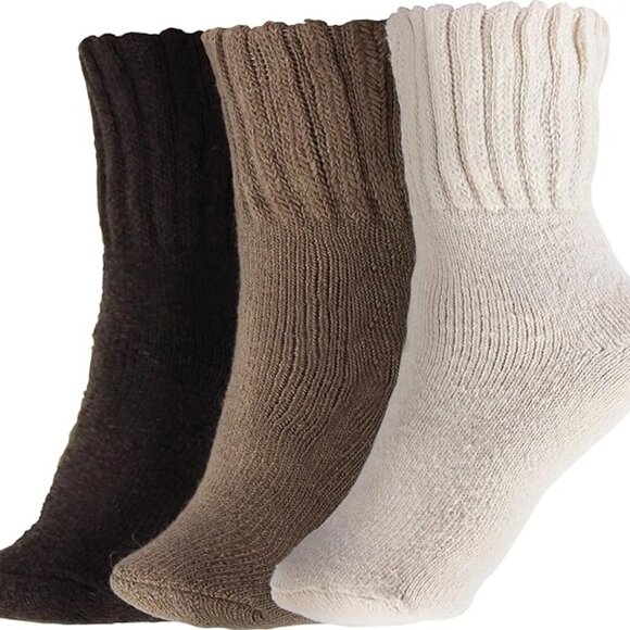 Accessories - Women's Winter Boots Socks Thick Warm Cozy Crew Socks Solid Color Gifts